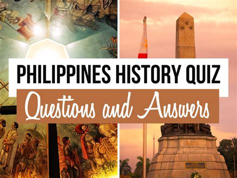 philippine history quiz tagalog|Philippine History Quizzes, Questions & Answers .